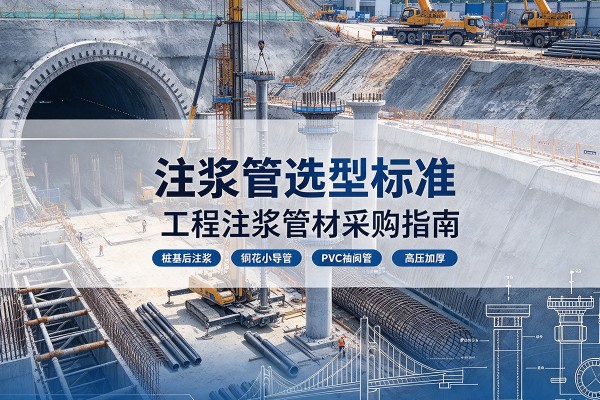 锦州注浆管选型标准