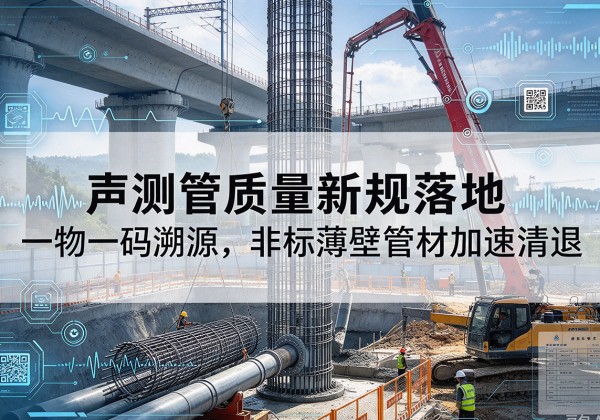 锦州声测管质量新规落地，一物一码溯源，非标薄壁管材加速清退